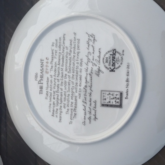 Wildlife Collector's Plate with Certificate - Picture 2 of 4